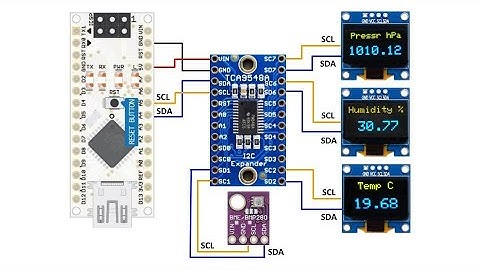 TCA9548A Multiplexer & BME280 Sensor