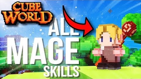 Cube World 2019 - ALL MAGE CLASS SKILLS (Fire Magic & Water Magic)