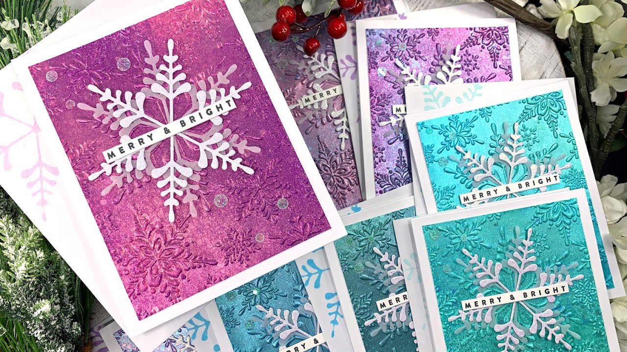 EASY Mass Produced Christmas Cards | AmyR Holiday 2022 Series #28