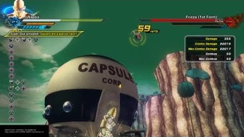Dbx2 Nappa Combo #2 (Second attempt, grab tech in use)