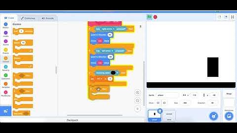 How to make Platformer on Scratch |Part 2 jump - gravity|