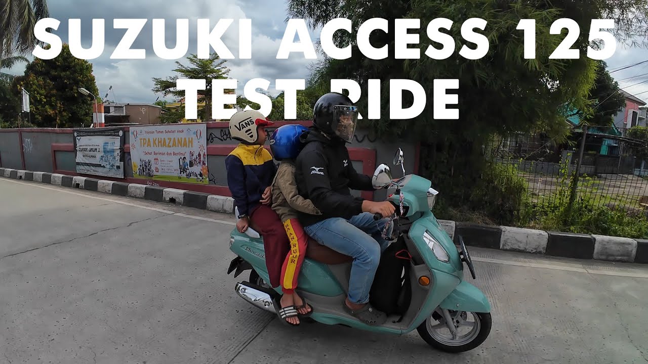 TEST RIDE SUZUKI ACCESS 125 | SUZUKI ACCESS 125 INDONESIA