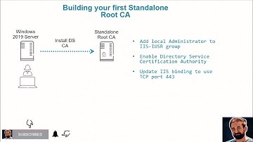 Building your first  standalone Root CA