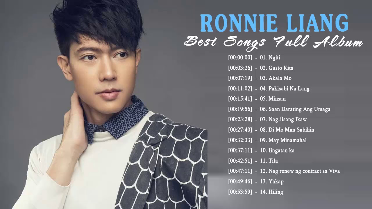 Ronnie Liang Full Album - Ronnie Liang Greatest Hits - Ronnie Liang Tagalog Love Songs Playlist 2018