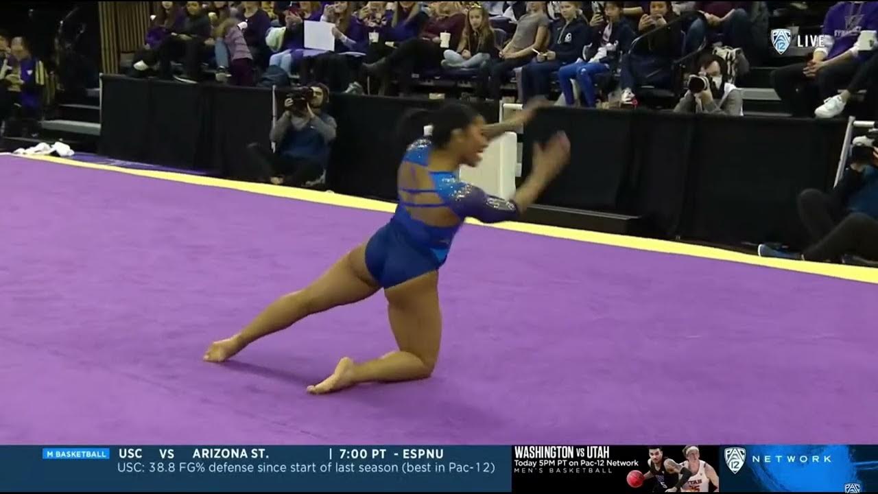Jordan Chiles Floor UCLA Washington 2023 9.950 YouTube
