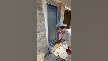 Painting Exterior Windows : Prep and Priming is the key! 🔑 #short #sherwinwilliams #exteriorpainter
