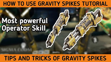 [HINDI] How to use New Operator Skill :Gravity Spikes in cod mobile ||explained.