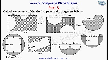 Area of Composite Plane Shapes