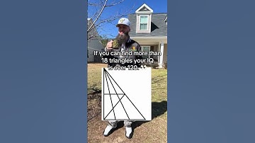 How many triangles did you find? Leave your answer in the comments.