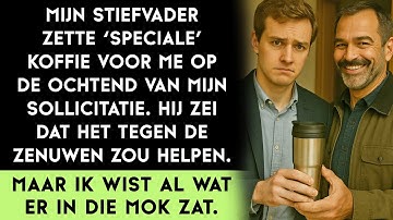 Mijn sollicitatie hing af van één slok koffie – en ik nam hem bijna