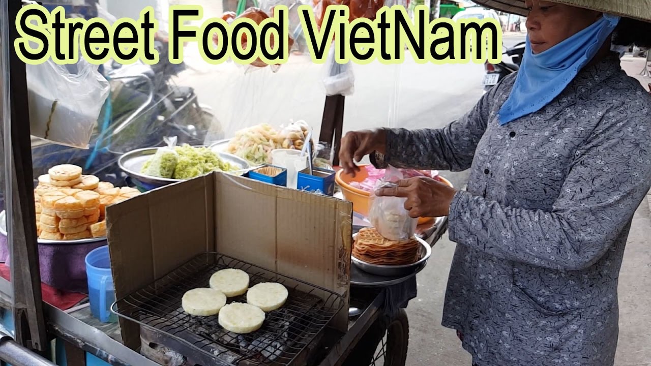 Street Food VietNam 2016 - Cassava Cake - Bánh Khoai Mì Nướng | Street Food And Travel