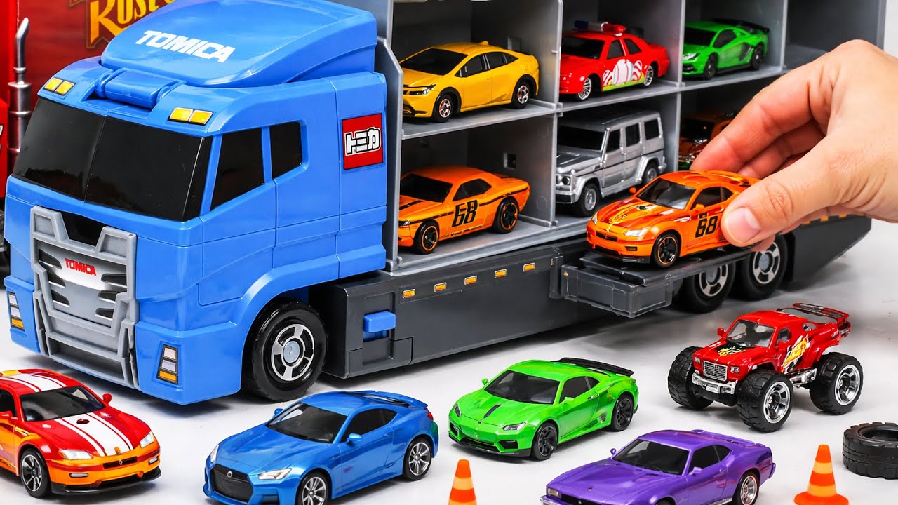 13 Tomica Cars | Unboxing & Discovering the Hidden Fleet Inside