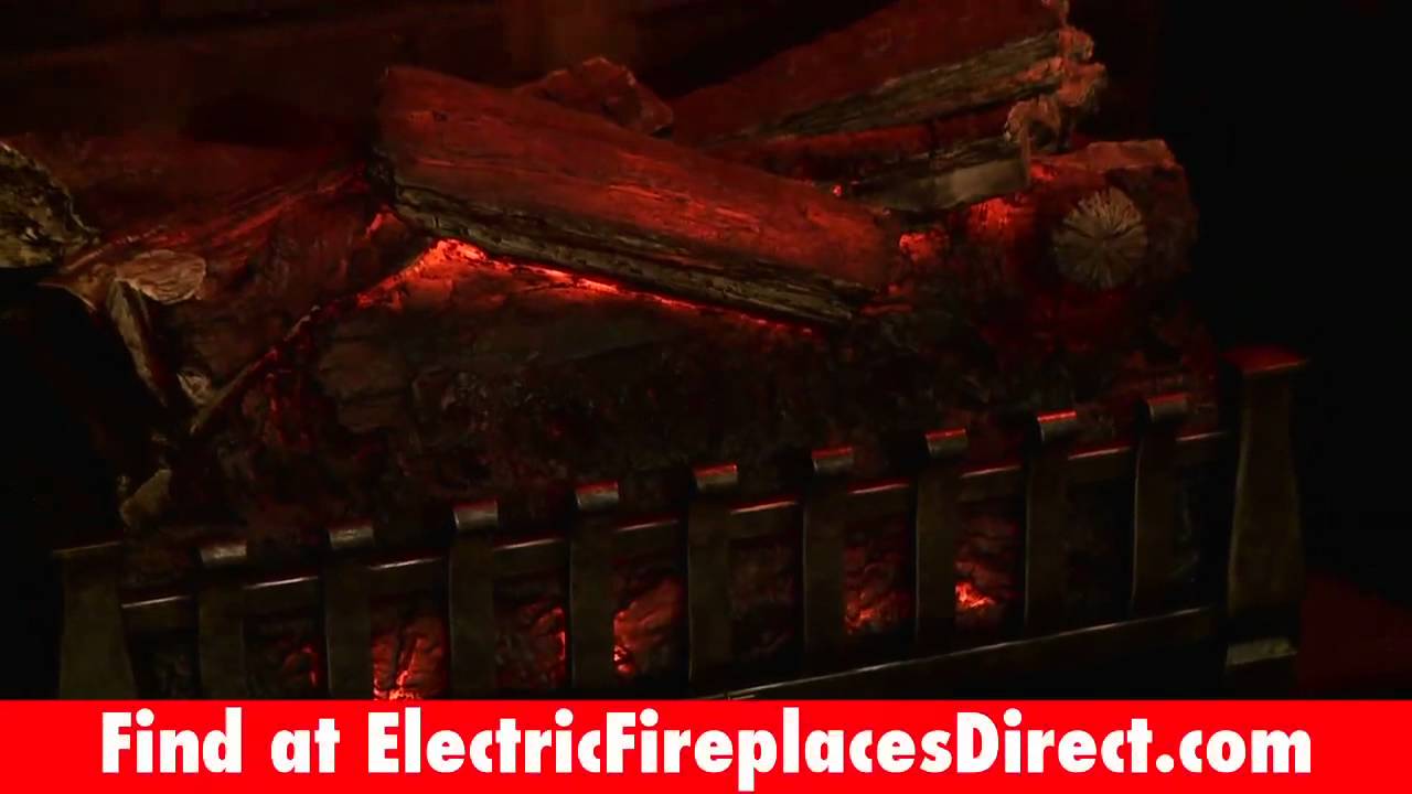 Duraflame 20" Electric Log Set Insert - DFI020ARU - YouTube