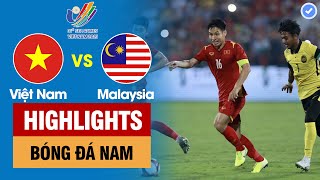 Highlights Việt Nam vs Malaysia | Khoảnh khắc ngôi sao Hùng Dũng - Tiến Linh - U23 VN vào chung kết