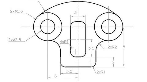 AutoCAD 2D Practice Drawing | Exercise 3| Basic & Advance Tutorial
