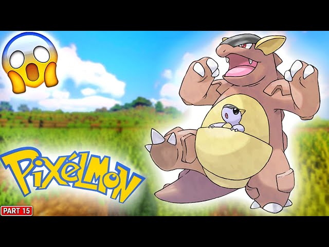 Kangaskhan Pokemon Boss Fight 😍🔥 : Pixelmon : Pokemon in Minecraft #15 