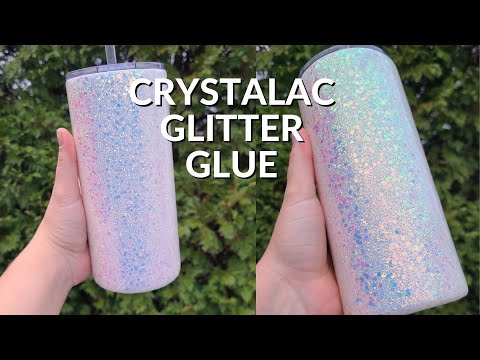 How to Apply Chunky Glitter to your Tumbler with CrystaLac Glitter Glue 