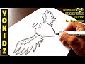 How to draw a HEART WITH WINGS for beginners