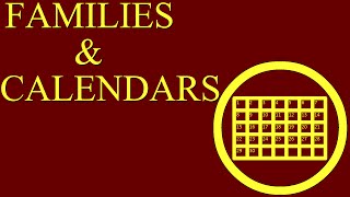 Families & Calendars