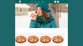 Pizza website  using in html and CSS container part #02