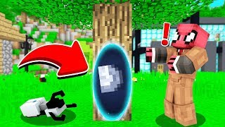 Portal Si̇lahiyla Aya Gi̇tti̇m - Minecraft