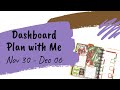Classic Dashboard Plan with Me for November 30 to December 6 with Judi of JLBCrafts