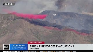 Wildfire in Simi Valley triggers evacuations amid heat warning