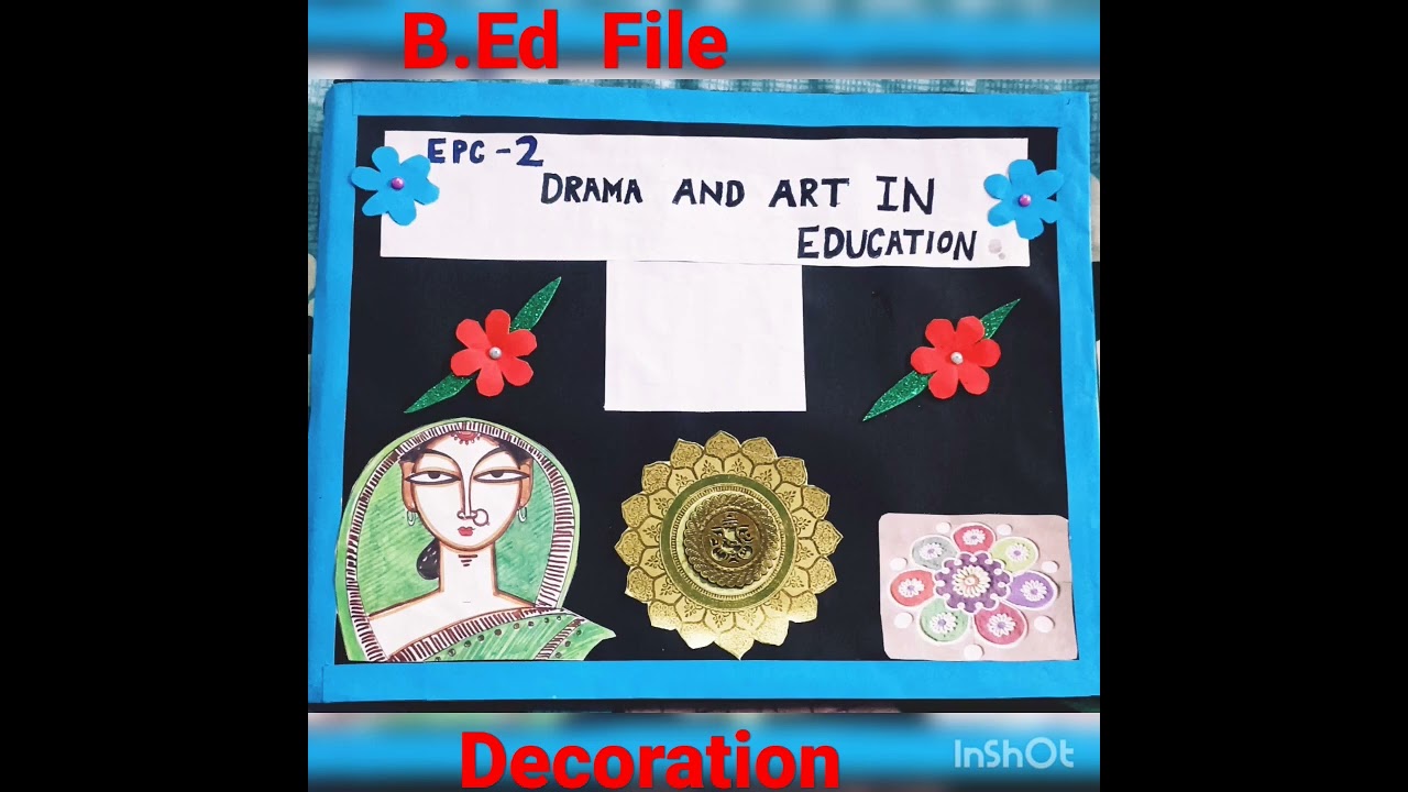 # Short , B.Ed file decoration//easy b.ed   EPC  file decoration idea // b.ed file decoration design
