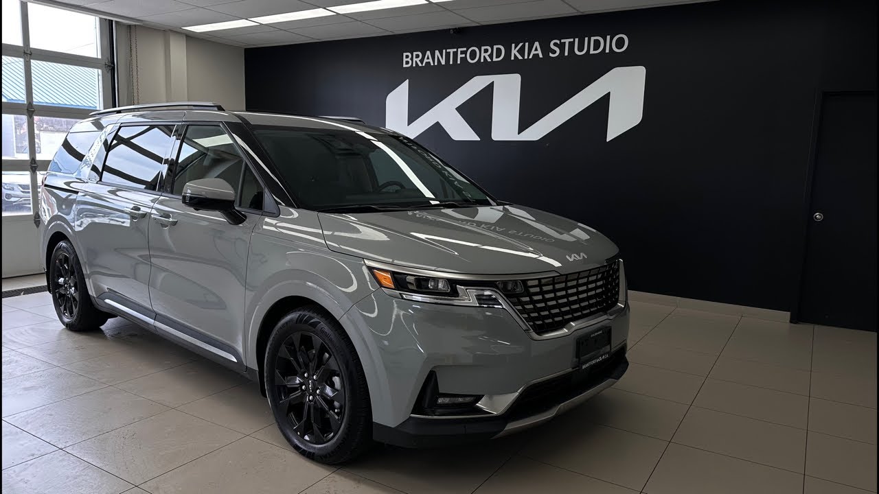 LIVE 2023 KIA Carnival SX Full WalkAround Rare Ghost Grey Paint