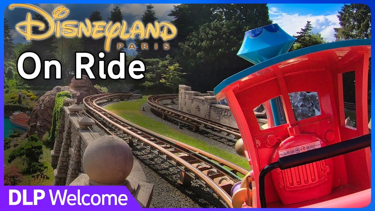 [4K] Casey JR. Circus Train Coaster - On Ride 2021 - Disneyland Paris