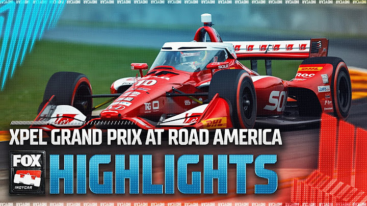 NTT INDYCAR SERIES: XPEL Grand Prix at Road America Highlights | INDYCAR on FOX