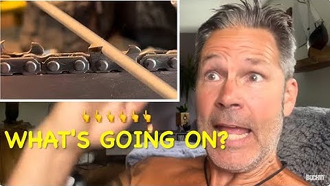 The Chainsaw sharpening Video you didn