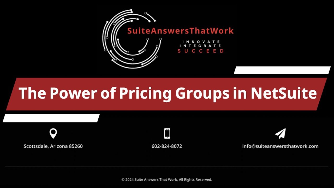 The Power of Pricing Groups in NetSuite
