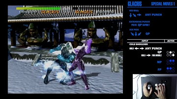 KILLER INSTINCT (1994) : GLACIUS TUTORIAL (Move List)