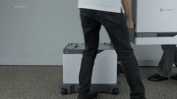 CS820/CX820/CX825/CX860 Series—Installing optional trays