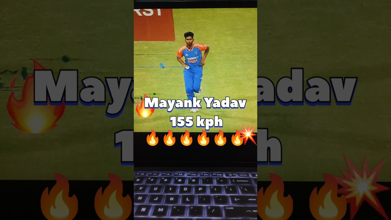 Bowling Action Of Mayank Yadav in Slow motion 🏏