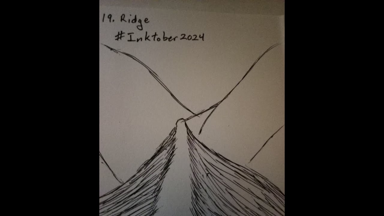 Inktober 2024 - 19. Ridge - YouTube