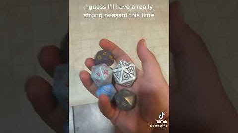Roll DND Stats With 6 D20 Jumbo Dice Edition