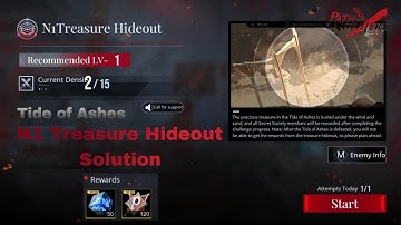 N1 Treasure Hideout solution (Tide of Ashes) | Path to Nowhere