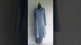 Baju Pesta Kurung Melayu Denim Berpayet
