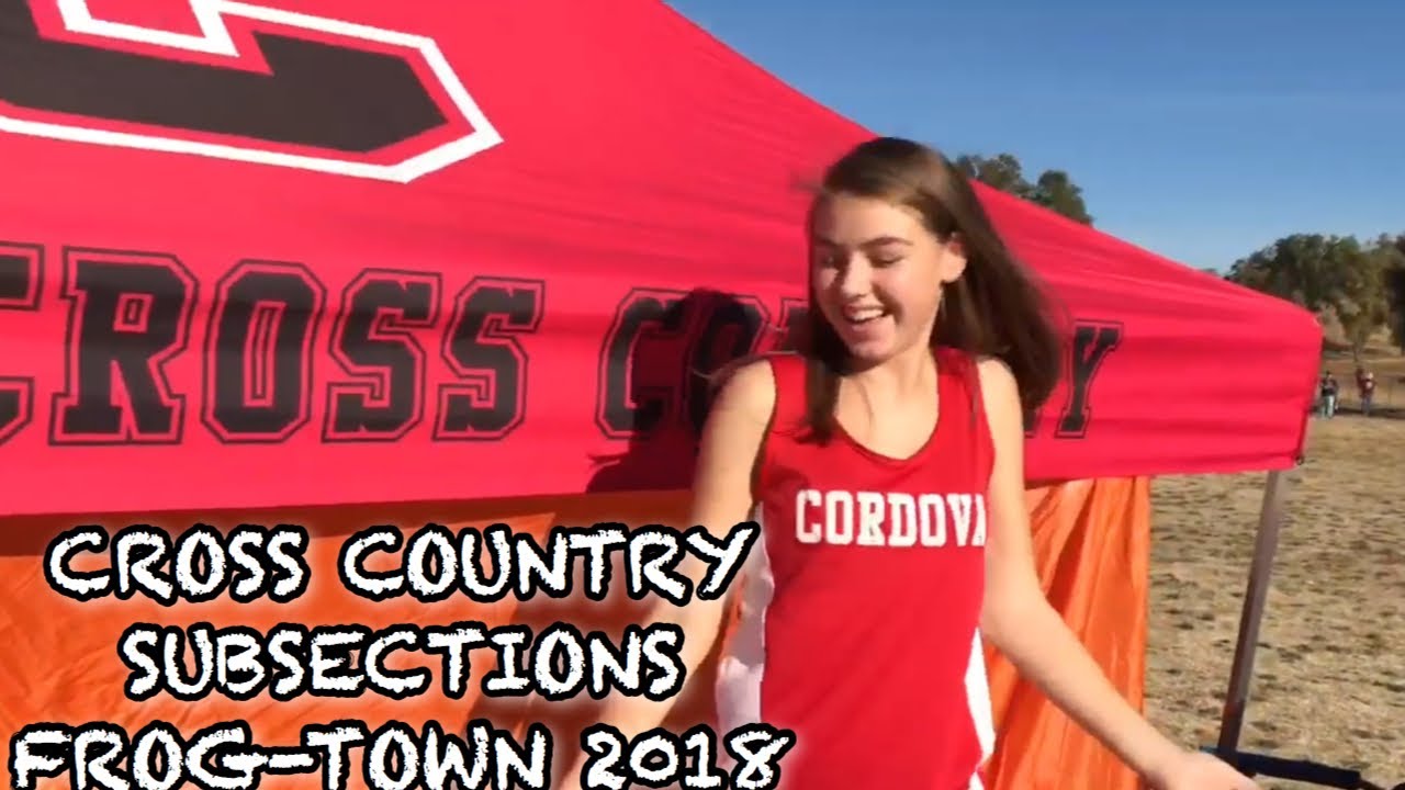 Cross Country Subsections Frogtown 2018 YouTube