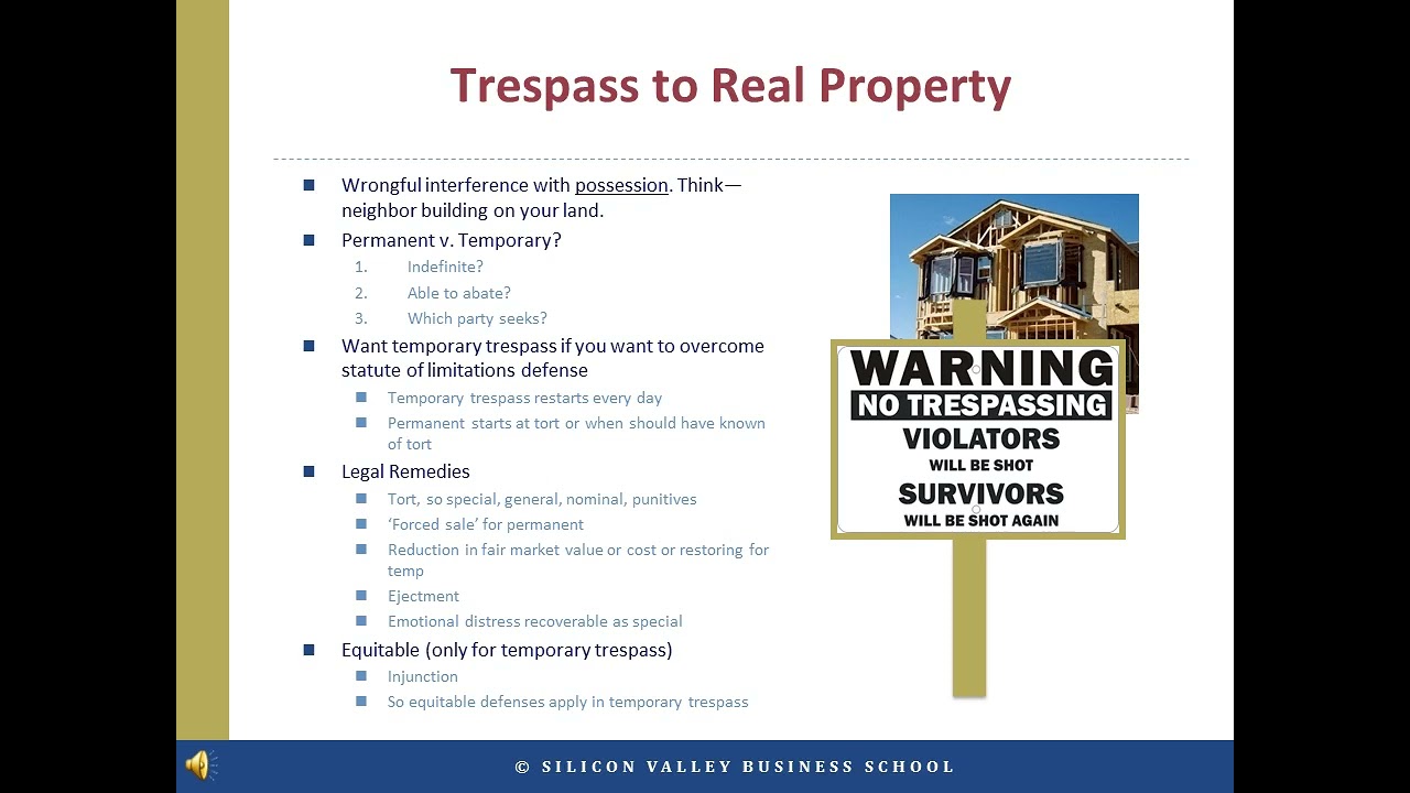Understanding Trespass Law: Permanent vs. Temporary Trespass Explained