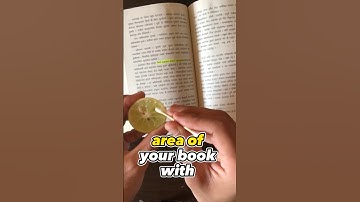 Remove Highlighter with lemon