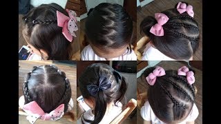 3 PEINADOS MUY KIUT ? PARA NIÑAS o BEBES | con poco cabello y cabello corto |Mapi Tips