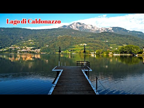 Lake Caldonazzo, Lago di Caldonazzo, italy Cinematic 4K Video