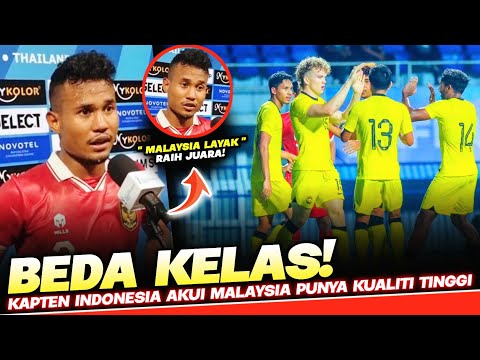 Akui Malaysia HEBAT! Reaksi Kapten Indonesia Selepas dikalahkan Malaysia U23 di Piala AFF U23