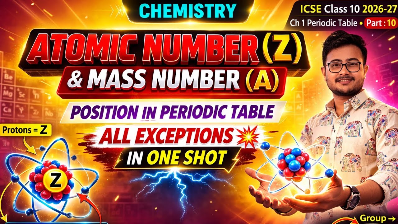All 7-Concepts 🔥, n/p Ratio & Exception |CONCISE💥 |CH:1 ICSE CLASS 10 #periodictable #class10 
