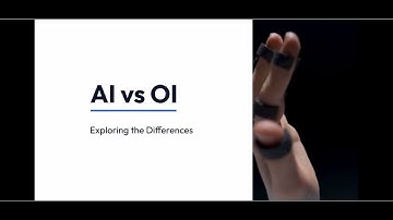 AI VS OI : Exploring the differences