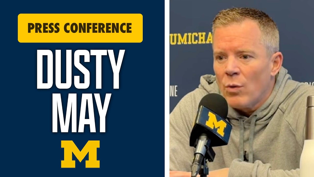 Dusty May Press Conference Ahead Of Michigan Basketball In Big Ten Tournament I #goblue