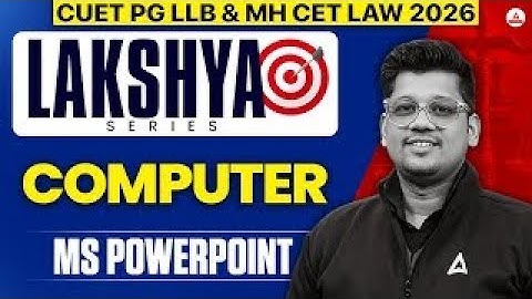 Computer Class | Storage Devices | CUET PG LLB 2026 | Mayank sir